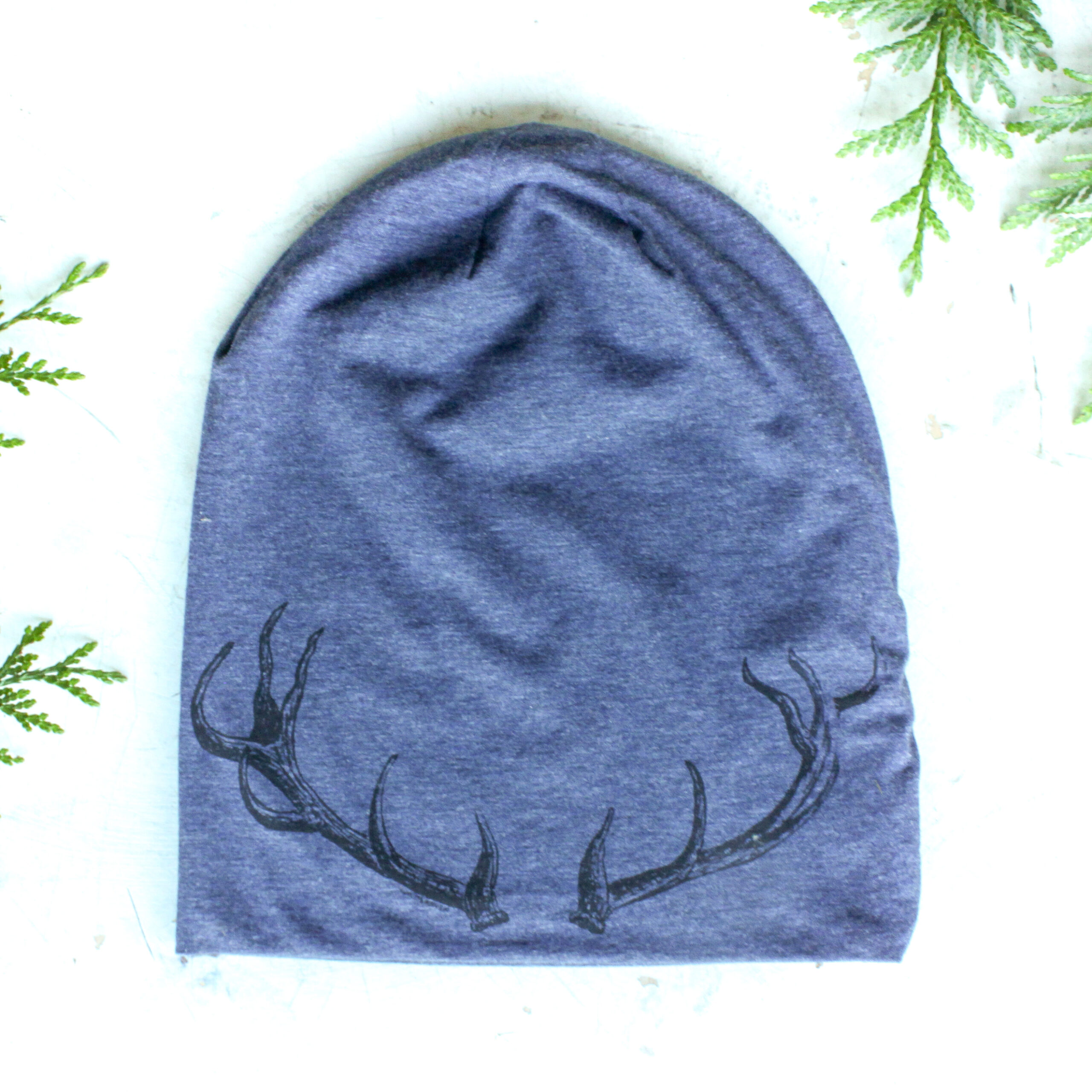 Antlers Bamboo Beanie